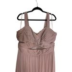 Birdy Grey Dress Women Curve 2X Blush Pink Christina Adjustable Bridesmaid Maxi Photo 2