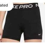 Nike  Dri-Fit Black Stretch Athletic Activewear Large Logo Waistband Performance Photo 1