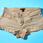 Forever 21 Light Pink Peach Cuffed Bootie Shorts Hot Pants Daisy Dukes Sz 25 Photo 0