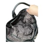 None Large Black & Gray Tote Handbag Photo 3