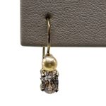 Vintage Avon 925 Sterling Silver‎ Pink Pearl Rhinestone Dangle Drop Earrings Photo 1