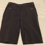 NWT G signature cropped pants Bermuda shorts Black Size 2 Photo 3
