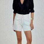 Madewell  Drawstring Jean Shorts: Airy Denim Edition Tile White Size 28 NU169 $88 Photo 1