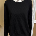 Z Supply Black Quilted Sweatshirt Photo 0