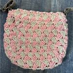 Crocheted Crossbody Bag Pink Photo 3