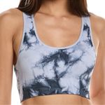 Black and white tie dye sports bra Photo 1