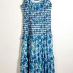 Saylor  Jeannie Blue Floral Midi Dress Photo 3