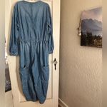 Free People  We The Free Denim Jumpsuit Photo 2