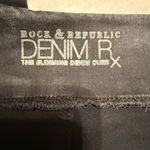 Rock & Republic Denim Rx Slimming Cure FEVER Black Jeans Womens Size 10M Photo 2
