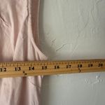 Two Star Dog Pink Linen Blend Dress Size S Embroidered Hem Sleeveless 36” Photo 5