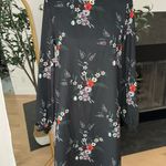 H&M Black Floral Long Sleeve Light Dress. Photo 2