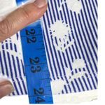 Charter Club 1X Blue White Stripe Floral Pima Cotton Boatneck Top Preppy Chic C Photo 7