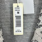 Max Studio Tweed 3/4 Ruched Sleeve Slub Knit Houndstooth Blazer M New with tags! Photo 4