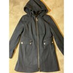 Michael Kors NWT NEW Black Wool Removable Hood 12 Photo 1