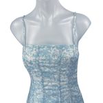 Lulus NEW Endlessly Beloved Blue Floral Sleeveless Cami A Line Midi Dress Size S Photo 3