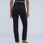Everlane  The Original Cheeky Cropped Jeans Coal Black Size 28 Photo 3