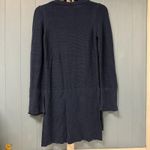 Free People Cornflower Blue Criss Cross Tunic Sweater Side Slit Women's XS Photo 8