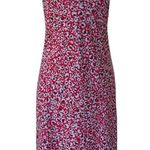 BCBGeneration Women's Cocktail Cowl neck asymmetrical animal print dress Sz M Photo 0