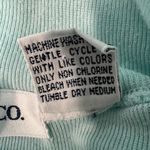 Y2K Vintage Eileen & Co. Womens Top Small Henley Stretch Grunge Retro Preppy Blue Photo 9