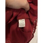 Entro Modest High Neck Lined Sheer Sleeve Blouse Top Dotted Swiss Boho Size Xl Photo 3