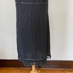 EXPRESS Vintage 90’s Black Bead Embellished Midi Dress Photo 4