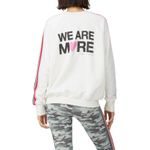 Spiritual Gangster We Are More Women’s White Cotton Sweatshirt Size Small Photo 3