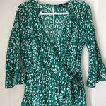 Lulus Green Leopard  romper Photo 0