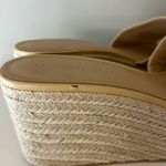 Veronica Beard  Beige Gable Slip On Platform Espadrille Sandals Size 10 Photo 8