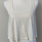 Lily White  ivory lace sleeveless blouse #23 Photo 0