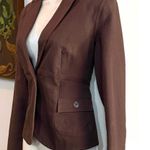 CAbi NWOT chocolate brown lined tie back blazer/jacket. Sz 6 Photo 2