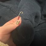 Vintage D.P.S New York Bib Jumper Dress Women's Size L Blue Corduroy Sleeveless Size L Photo 9