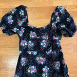 Anthropologie  Scarletta Navy Floral Retro Preppy Cottagecore Career Dress 12 Photo 3