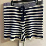 House of Harlow 1960 shorts set knit‎ crochet Large NWT Blue Photo 1