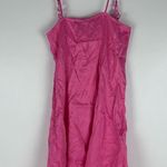 ZARA NWT Pink Satin Corset Chain Strap Dress Photo 8