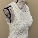 City Triangles White Ivory Gold Sequined Dress Photo 7