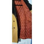 Vintage 50's / 60's Martins Tan Wool Jacket Mink Fur Collar Quilted Lining RARE Size M Photo 2