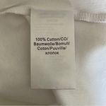 Marble 100% Cotton White Embellished Women's Top Photo 7