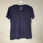 Cotopaxi Women’s Electric Llama T-Shirt in Navy Size XS Organic Cotton Blend Photo 1
