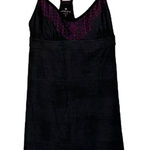 Athleta  Printed Coastline Black Strap Shelf Bra Swim Dress Small Summer Beach‎ Photo 0