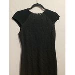 Tory Burch Black Floral Short Sleeve Knee Length Dress Photo 2