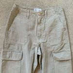ZARA Tan Cargo Pants Photo 3