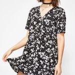 Dolls Kill MIDNIGHT FLORAL CROSENA DRESS Photo 1