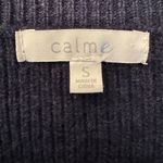 Johnny Was  Calme Cashmere Ribbed Women’s Blue Pullover Sweater Size Small Photo 6