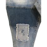 Rue 21 Denim Jeans Premium Relaxed Crop Fit Tattered Distressed Supreme Flex 38 Photo 2