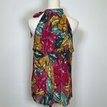 Maeve New!  | Anthropologie Sleeveless Floral Top Tie Neck Women’s Size Large Photo 7