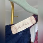 Altar'd State Altar’d State Maxi Dress Halter Blue Red Parisian Wedding Event Luxe Boho Party Photo 1