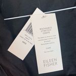 Eileen Fisher size medium short jacket black yoke cardigan Charcoal Blazer Photo 3