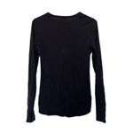 Lululemon  Black Long Sleeve Shirt Sz 8 Photo 2