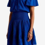 Ralph Lauren NWT Lauren Women's Ruffle Trimmed Dress Size 8 Photo 0