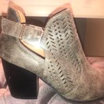 Lizard Thicket Grey Suede Booties Photo 0